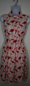 ♡Beautiful flamingo print dress.